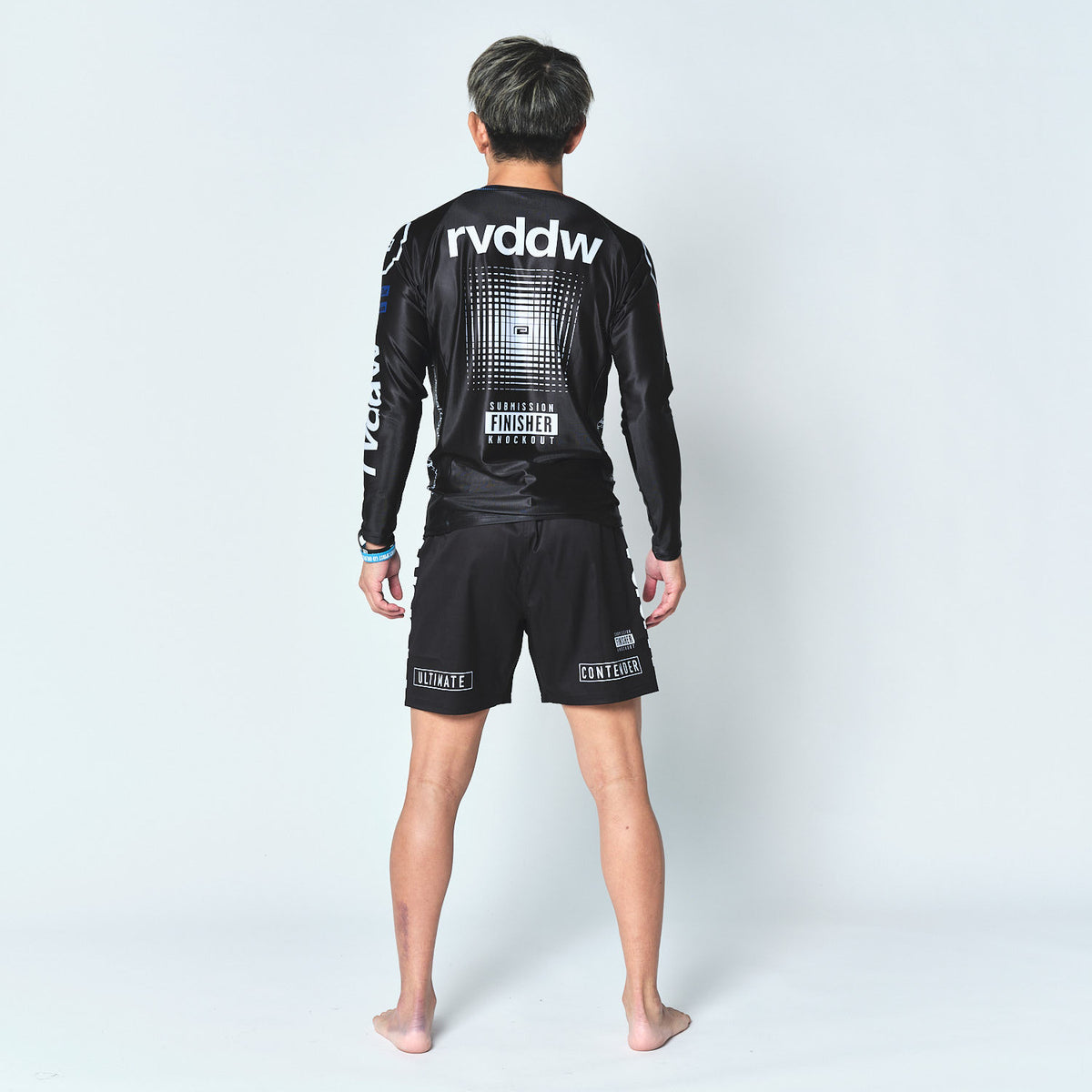 Reversal RVDDW Racing Rash Guard – Black – model shot