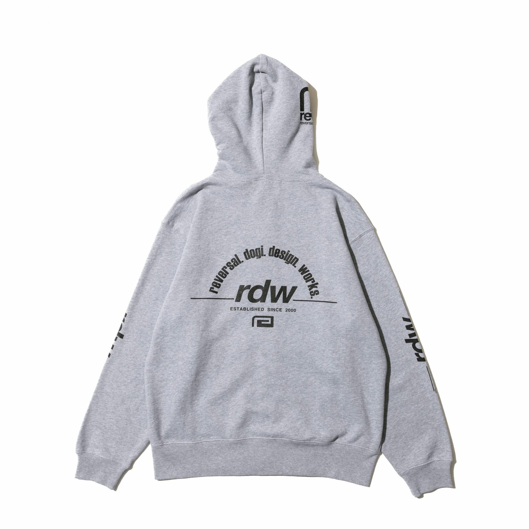 RDW Heavyweight Zip Hoodie, 10oz Cotton, Reversal RVDDW