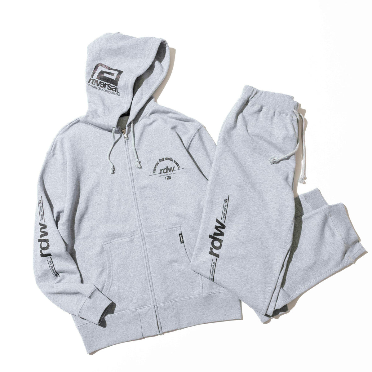 Reversal RVDDW RDW Logo Sweatpants – Gray – flat lay