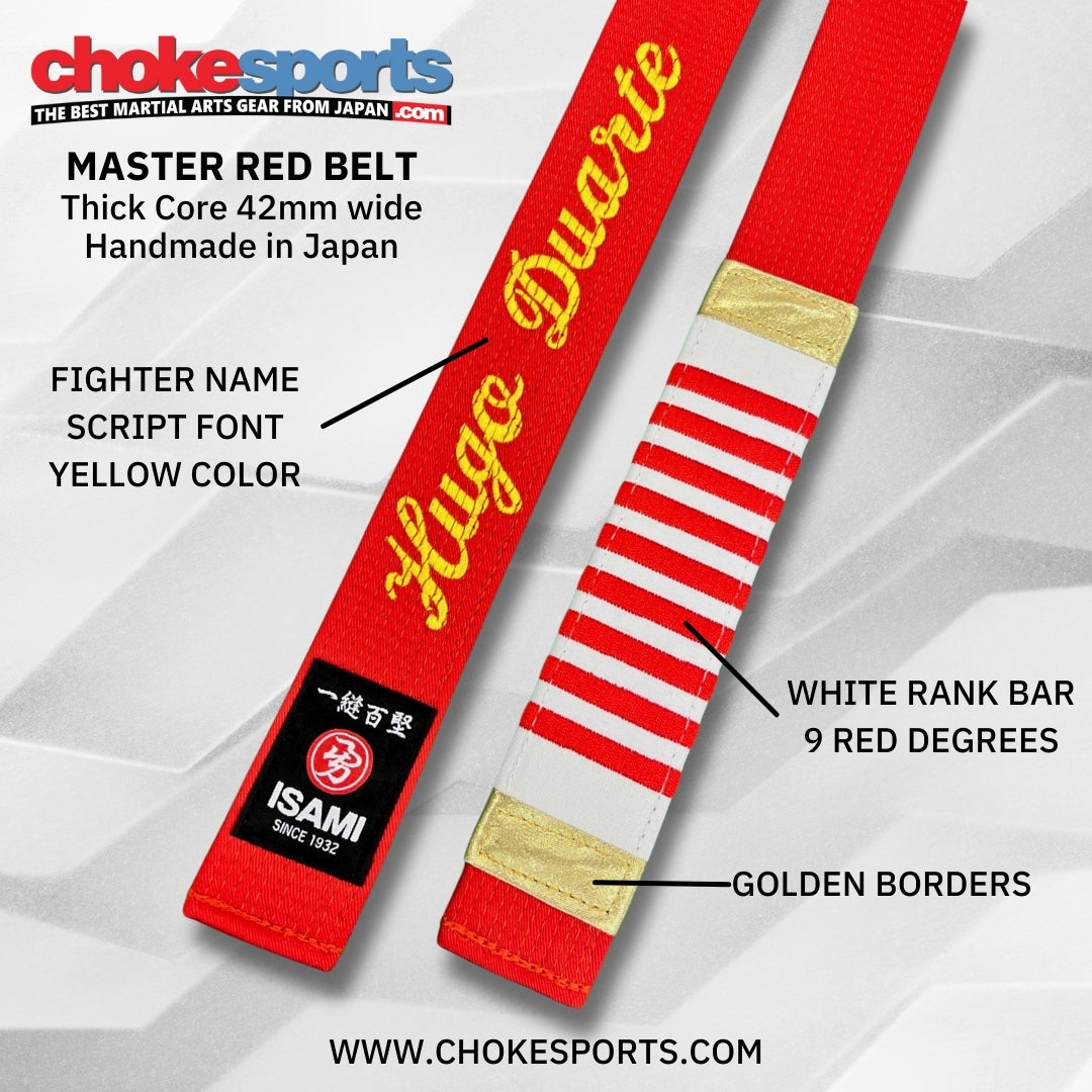 Isami Red Belt-Isami-ChokeSports