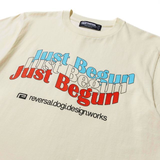 Reversal RVDDW Just Begun T-Shirt – White – detail shot