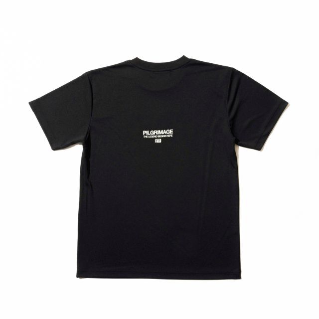 Reversal RVDDW Pilgrimage Big Mark Dry Tee – Black – flat lay
