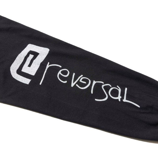 Reversal RVDDW Make A Note Long T-Shirt – Black – detail shot