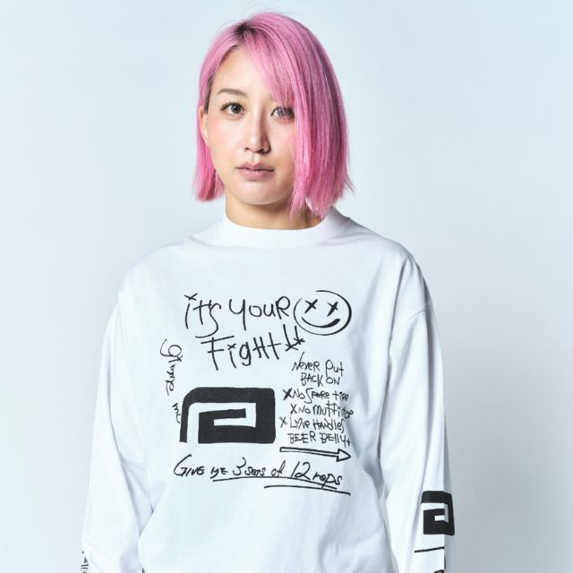 Reversal RVDDW Make A Note Long T-Shirt – White – model shot