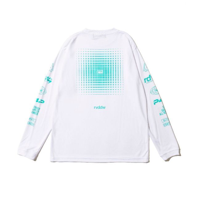 Reversal RVDDW Racing Dry Long Sleeve T-Shirt – White – flat lay