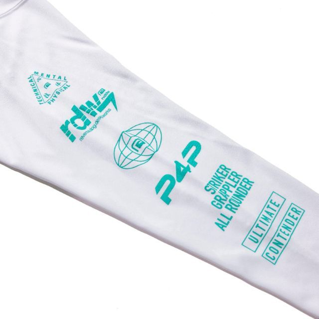 Reversal RVDDW Racing Dry Long Sleeve T-Shirt – White – detail shot