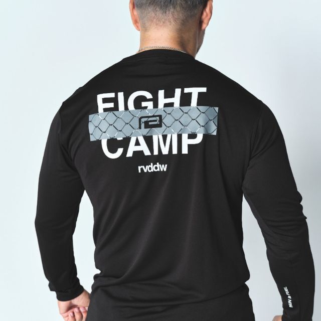 Reversal RVDDW Fight Camp Dry Long Sleeve T-Shirt – Black – model shot