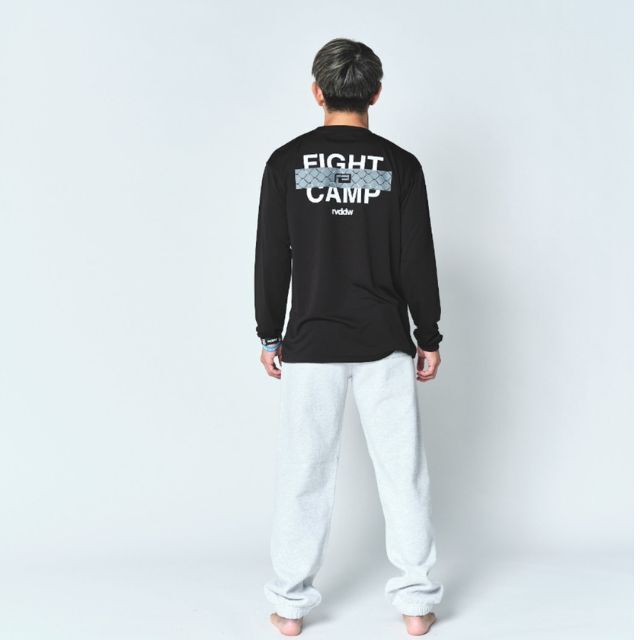 Reversal RVDDW Fight Camp Dry Long Sleeve T-Shirt – Black – model shot