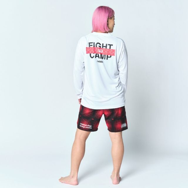Reversal RVDDW Fight Camp Dry Long Sleeve T-Shirt – White – model shot