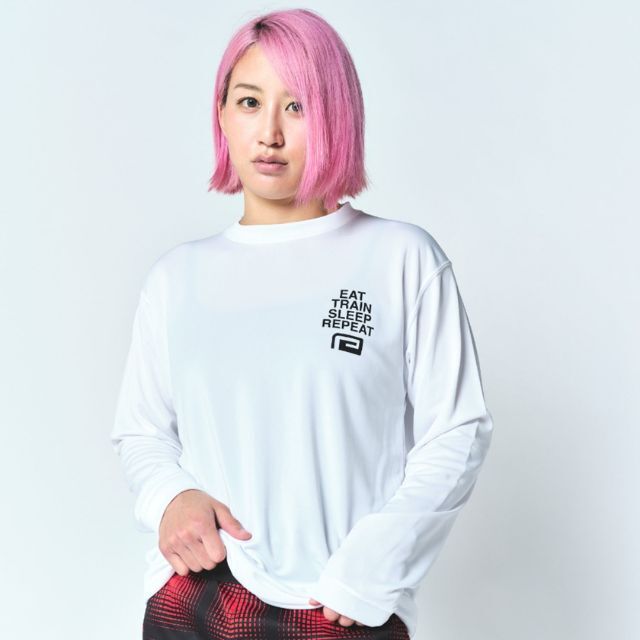 Reversal RVDDW Fight Camp Dry Long Sleeve T-Shirt – White – model shot