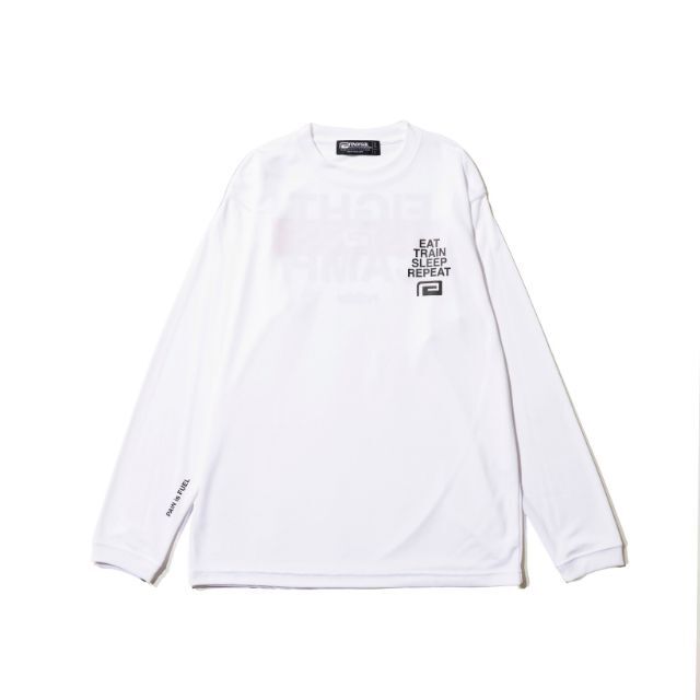 Reversal RVDDW Fight Camp Dry Long Sleeve T-Shirt – White – flat lay