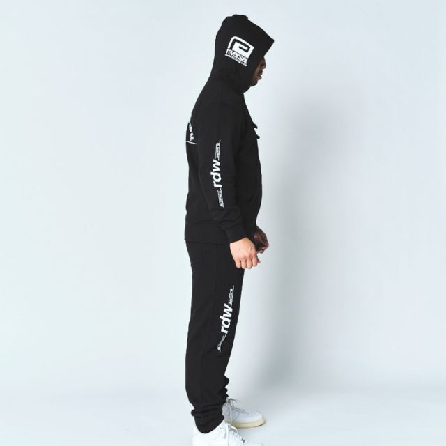 Reversal RVDDW RDW Heavyweight Zip Hoodie – Black – model shot