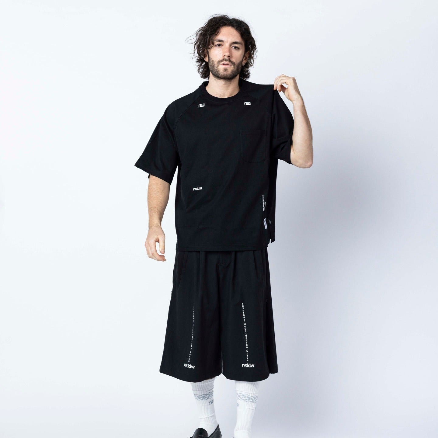 Oversized Raglan Pocket T-Shirt-Reversal RVDDW-ChokeSports