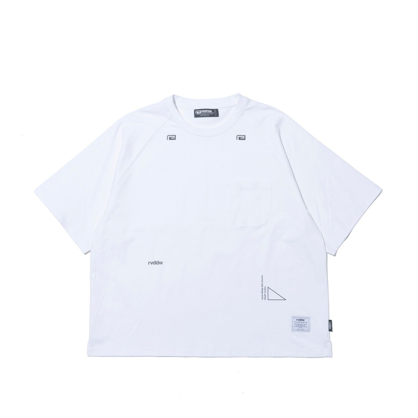 Oversized Raglan Pocket T-Shirt-Reversal RVDDW-ChokeSports