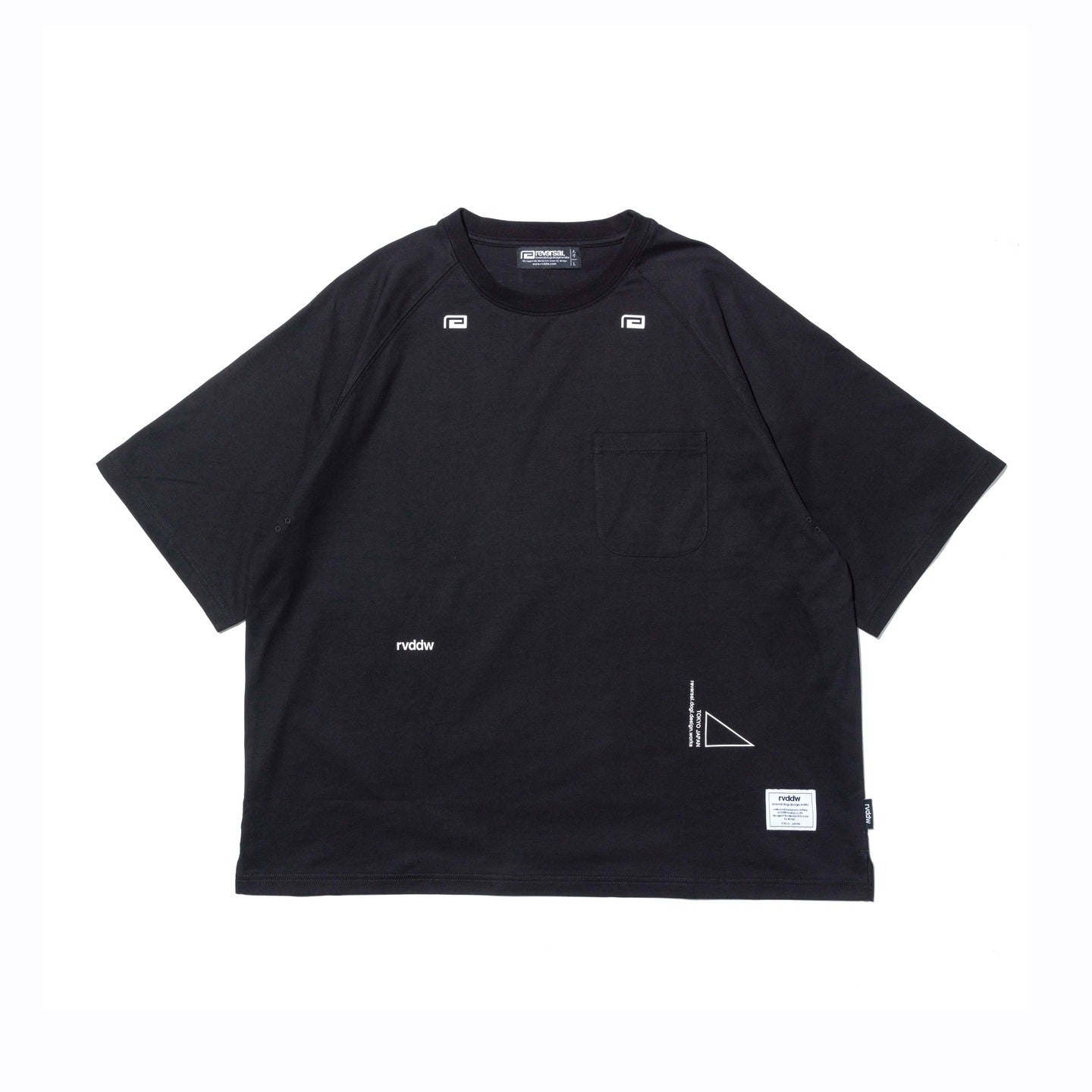 Oversized Raglan Pocket T-Shirt-Reversal RVDDW-ChokeSports