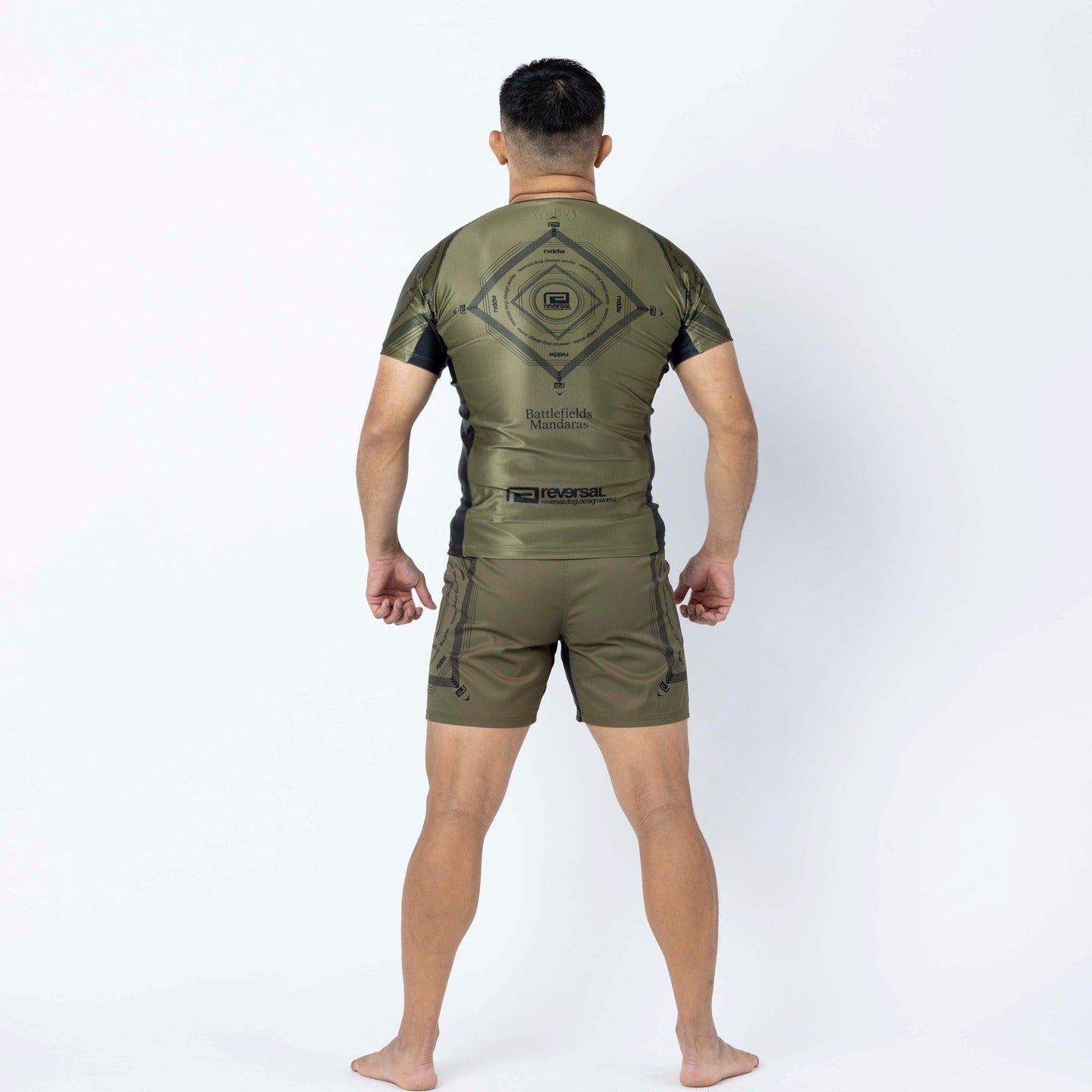 Mandalas Fight Shorts-Reversal RVDDW-ChokeSports