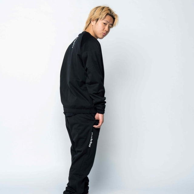 RVDDW Sauna Suit v2 full set worn side view