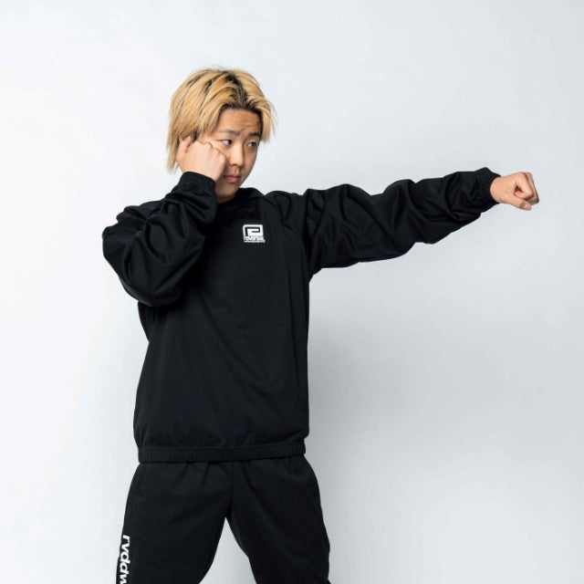 RVDDW Sauna Suit v2 full set worn back view