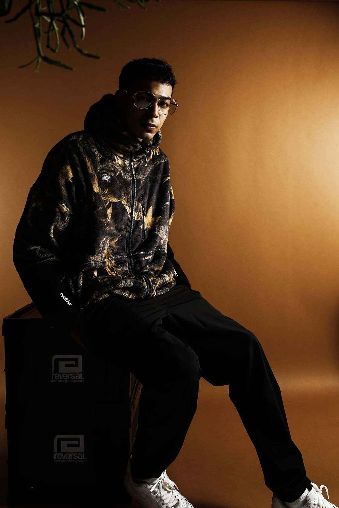 Botanical Boa Fleece Zip Hoodie-Reversal RVDDW-ChokeSports