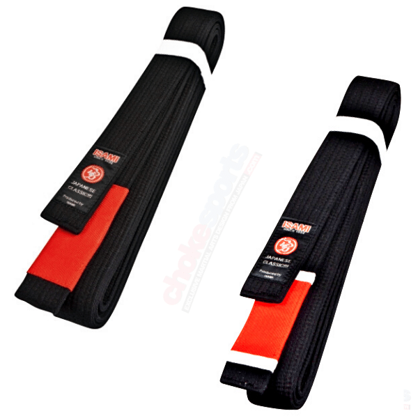 Isami BJJ JiuJitsu Black Belt with Embroidery