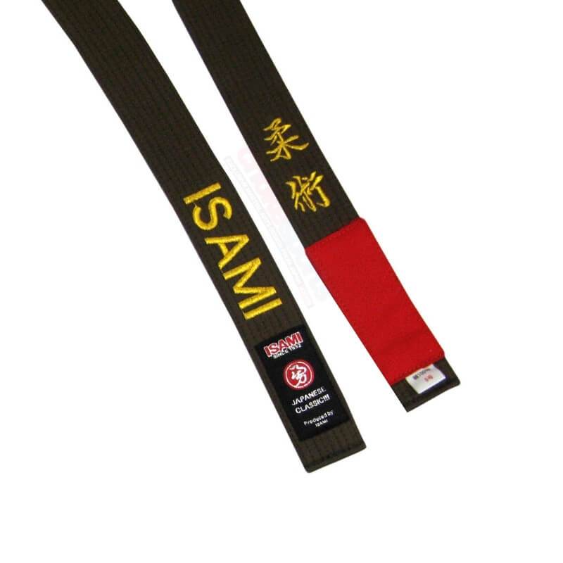 Isami Isami Brown Color Belt for BJJ Karate Judo