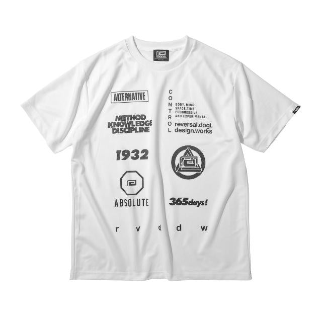Multi Logo Dry T-Shirt-Reversal RVDDW-ChokeSports