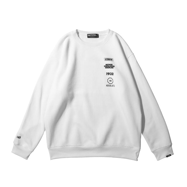 Multi Logo Fleece Crew Neck-Reversal RVDDW-ChokeSports