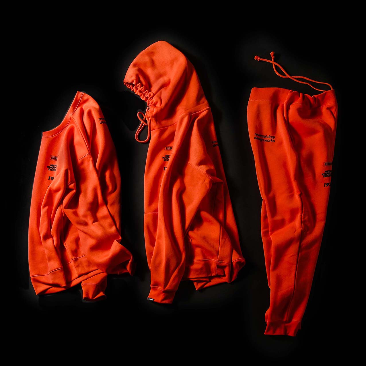 Multi Logo Fleece Hoodie-Reversal RVDDW-ChokeSports