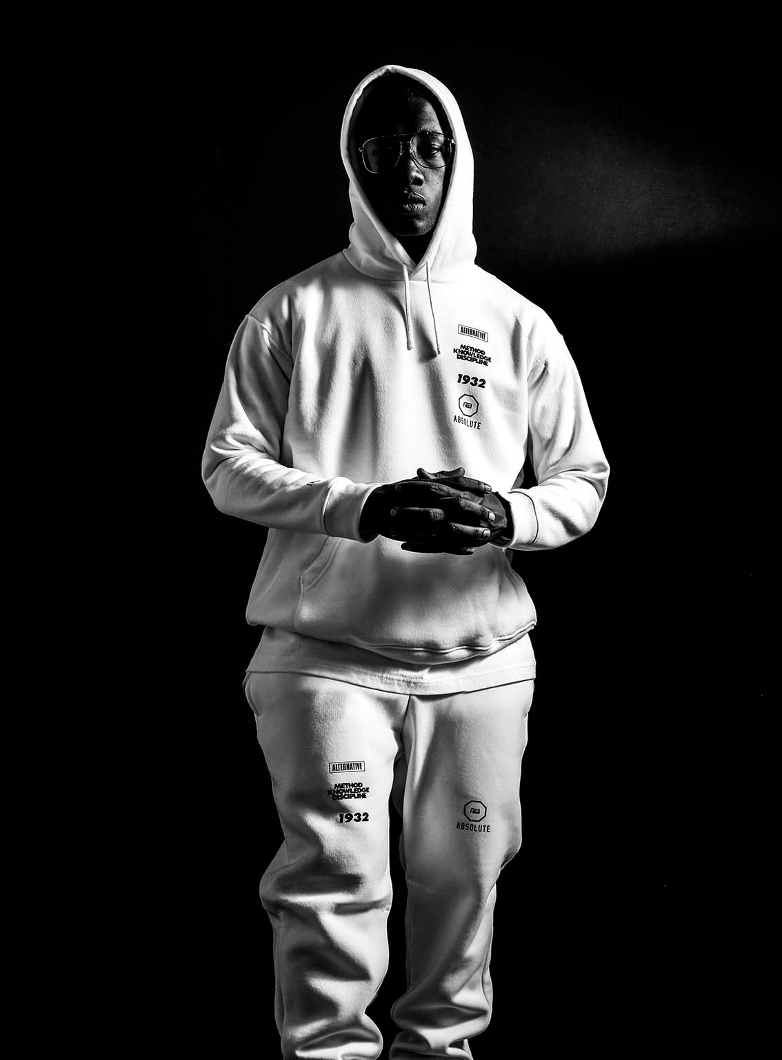Multi Logo Fleece Hoodie-Reversal RVDDW-ChokeSports