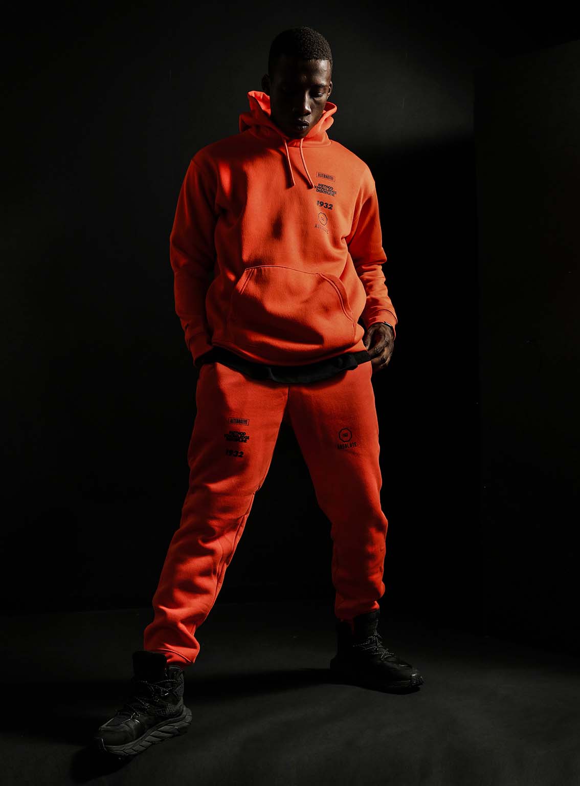 Multi Logo Fleece Hoodie-Reversal RVDDW-ChokeSports