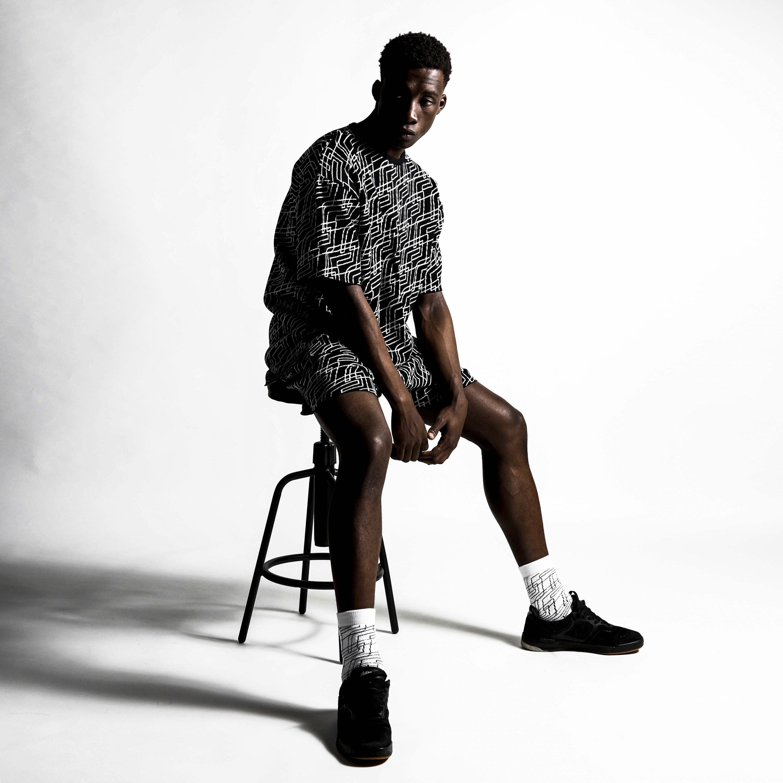 Oblique Summer Knit Shorts-Reversal RVDDW-ChokeSports