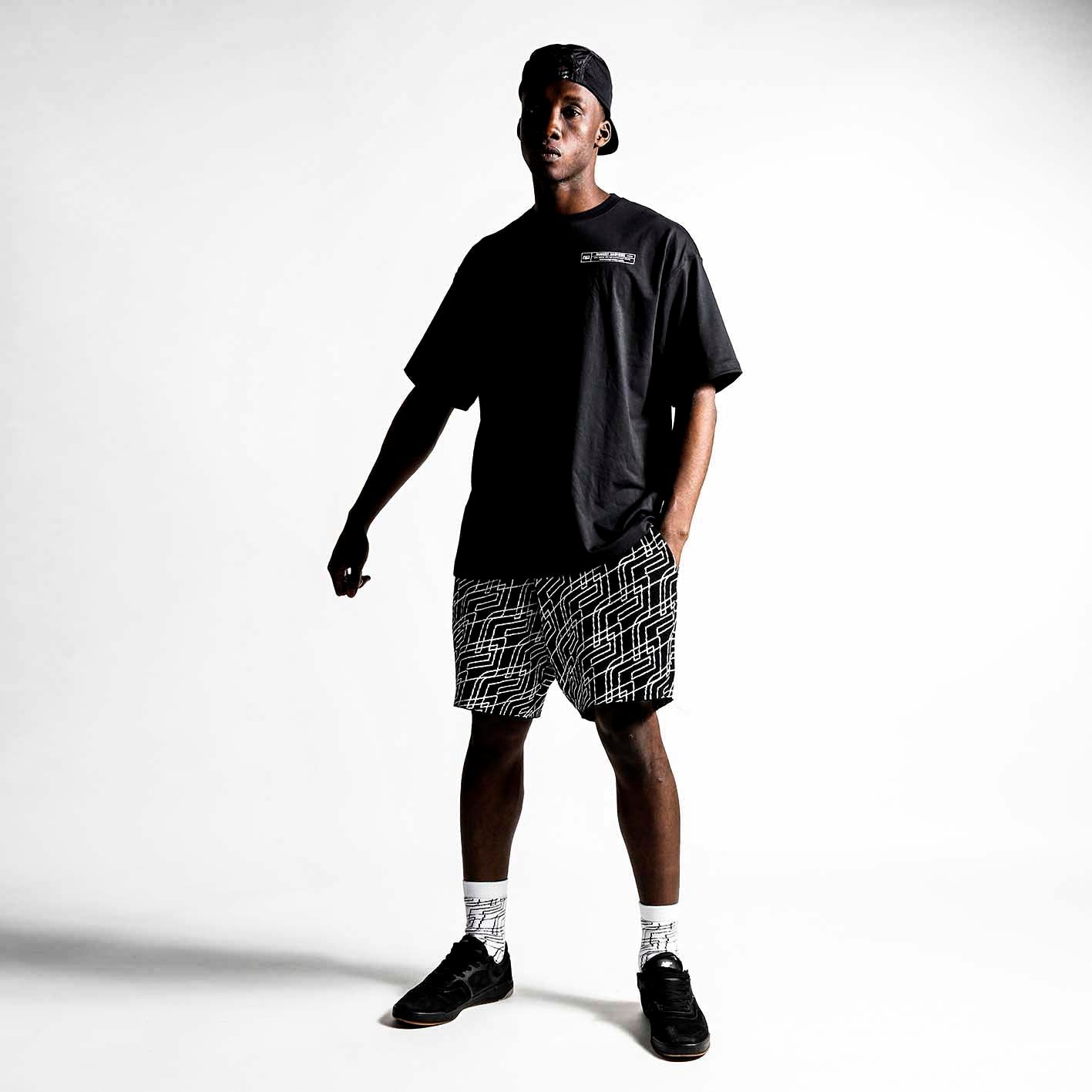 Oblique Summer Knit Shorts-Reversal RVDDW-ChokeSports