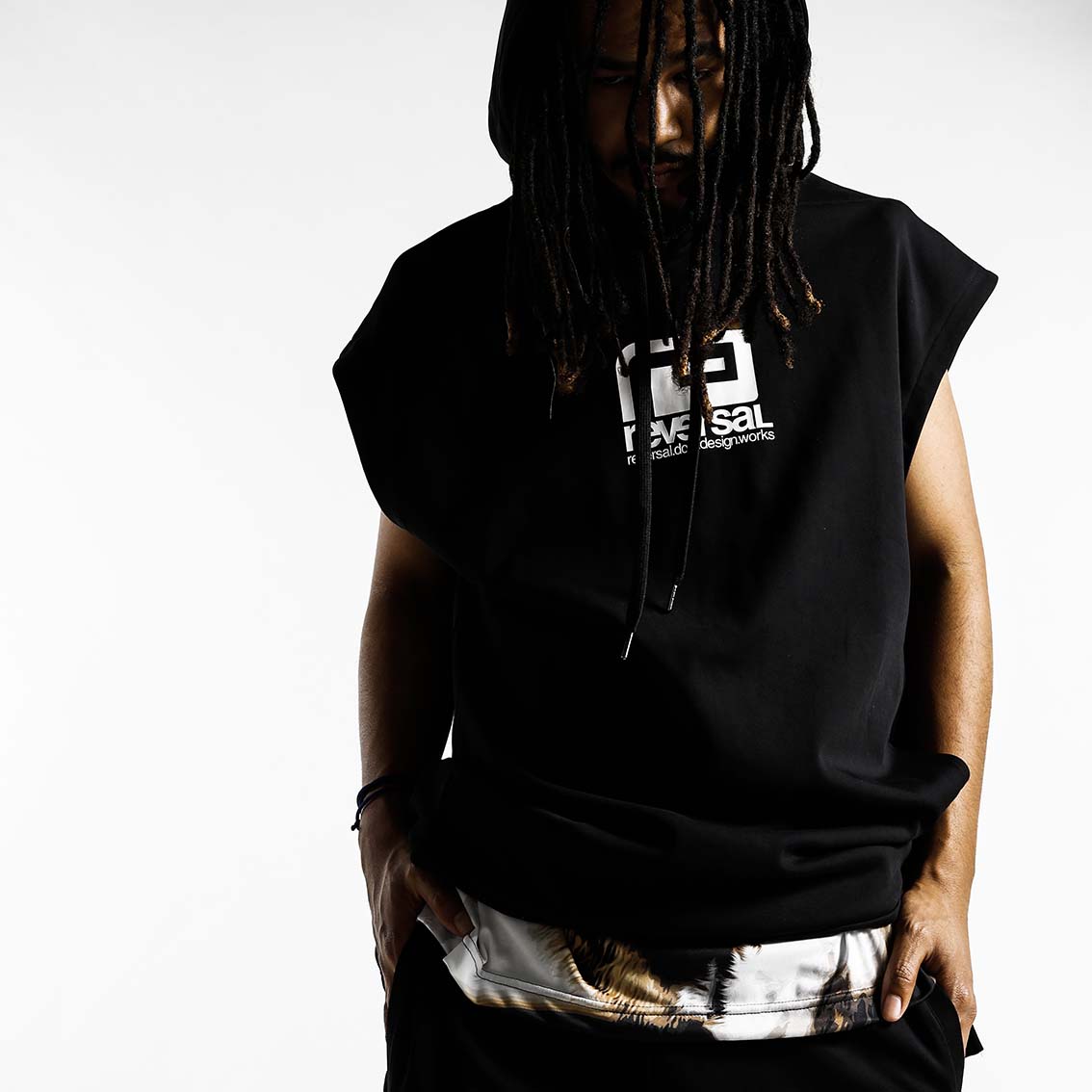 Urban Sweat Tank Top Hoodie-Reversal RVDDW-ChokeSports
