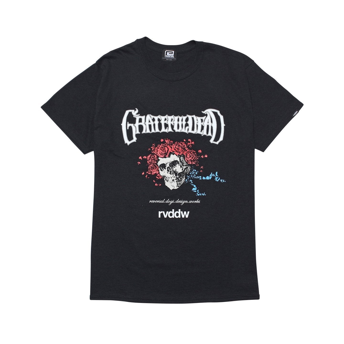 Skull and Roses T-Shirt-Reversal RVDDW-ChokeSports