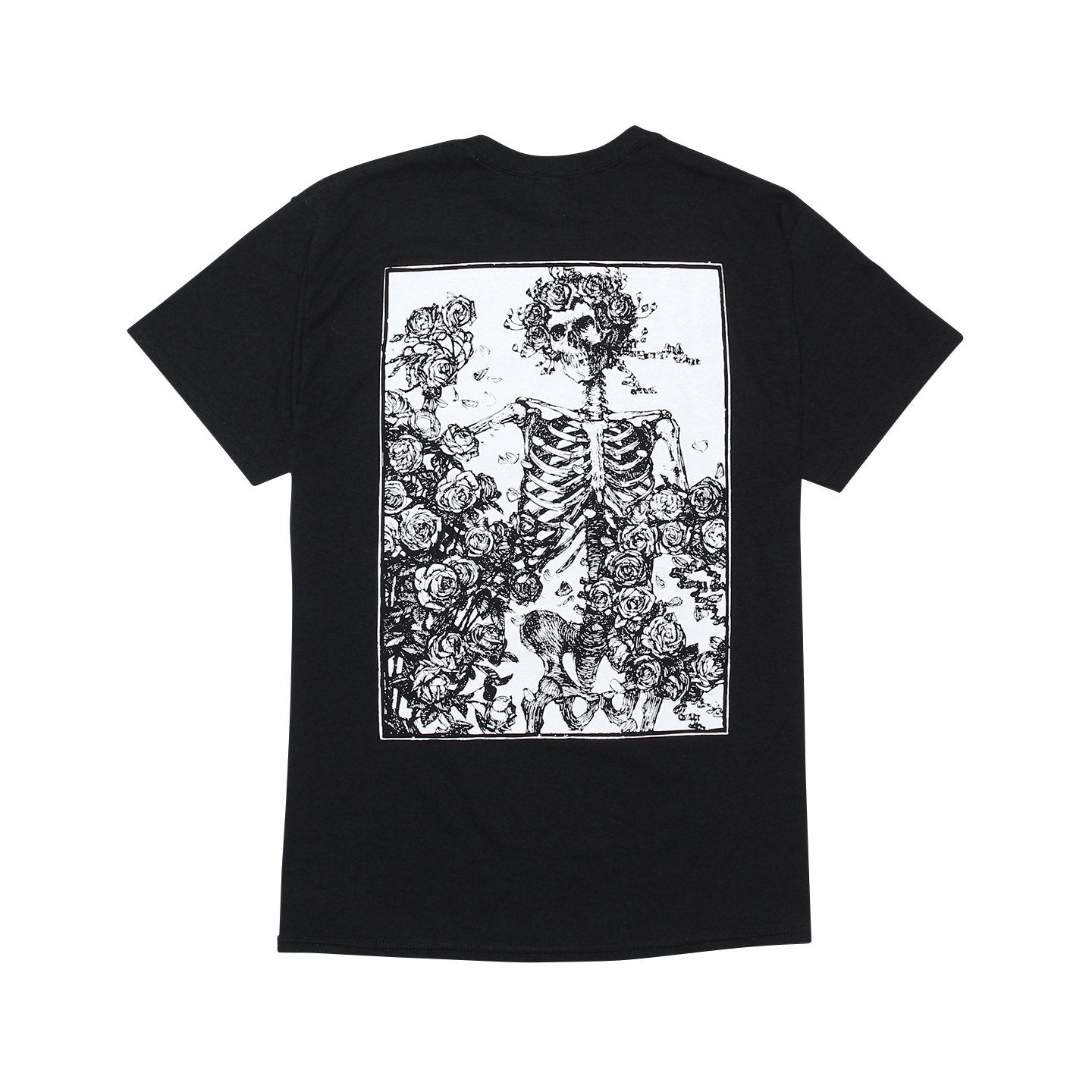 Skull and Roses T-Shirt-Reversal RVDDW-ChokeSports