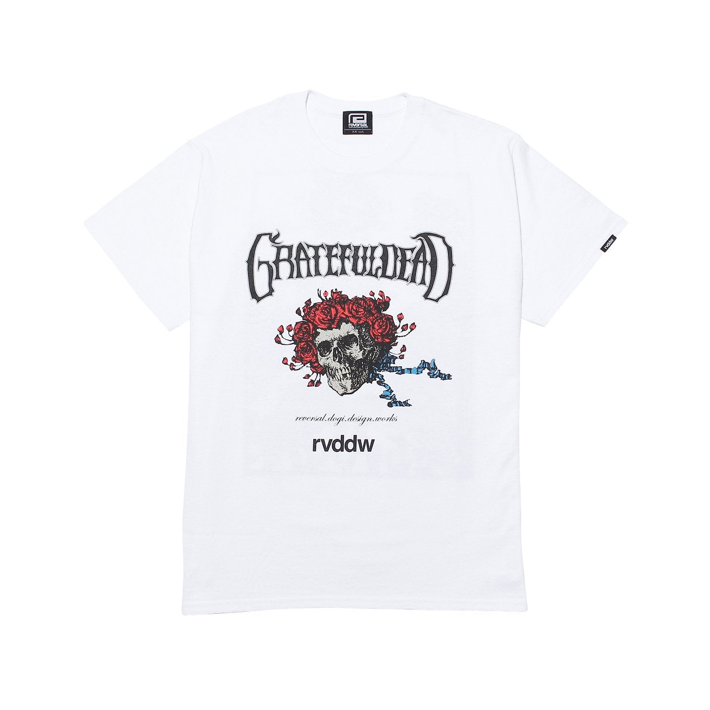 Skull and Roses T-Shirt-Reversal RVDDW-ChokeSports